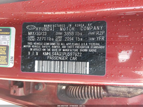 2023 HYUNDAI ELANTRA SEL
