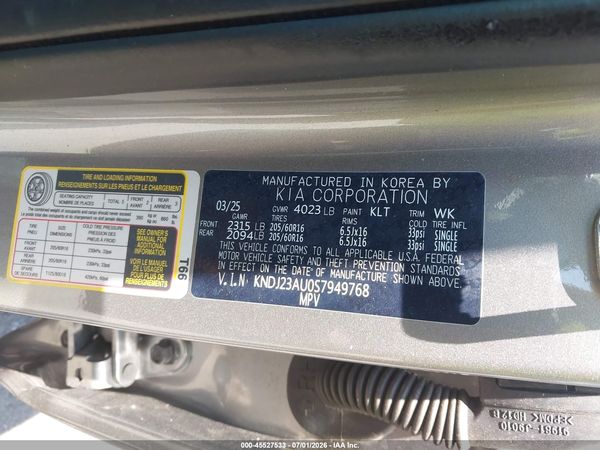 2025 KIA SOUL LX