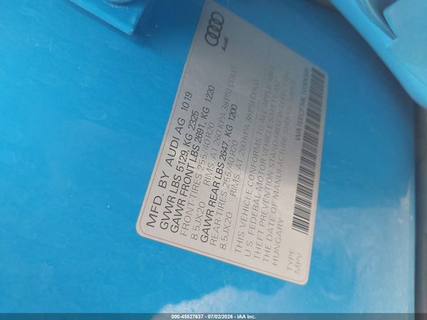 2020 AUDI Q3