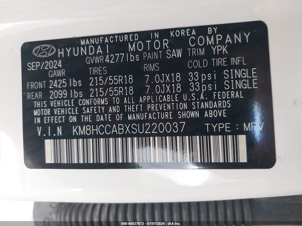 2025 HYUNDAI KONA SEL CONVENIENCE