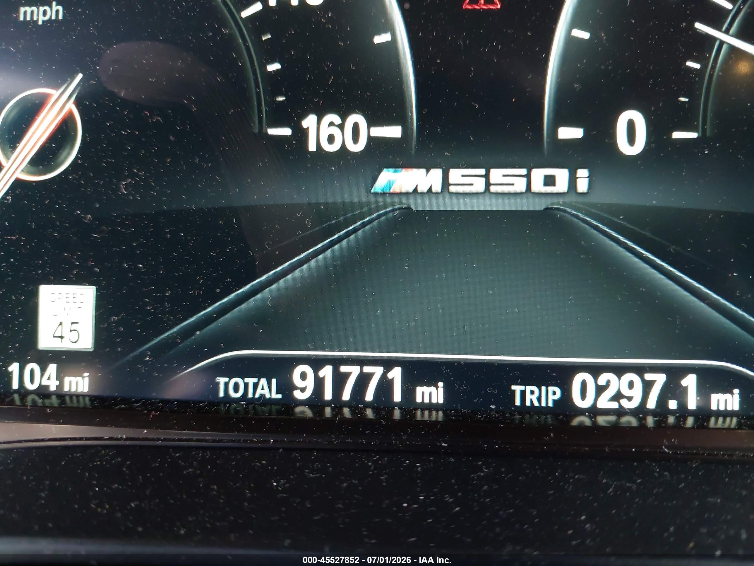 2018 BMW 540I