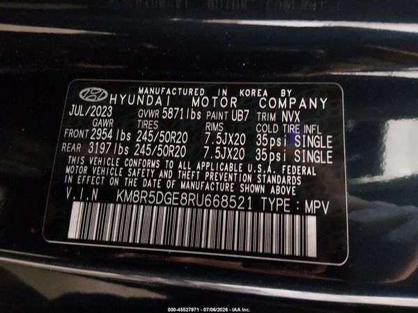 2024 HYUNDAI PALISADE LIMITED