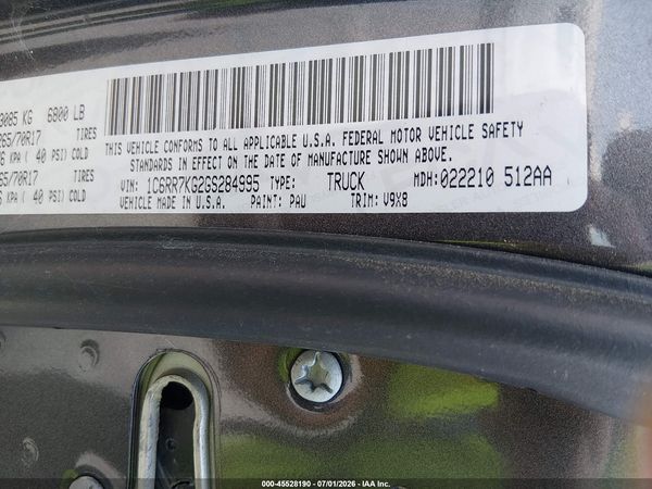 2016 RAM 1500 TRADESMAN