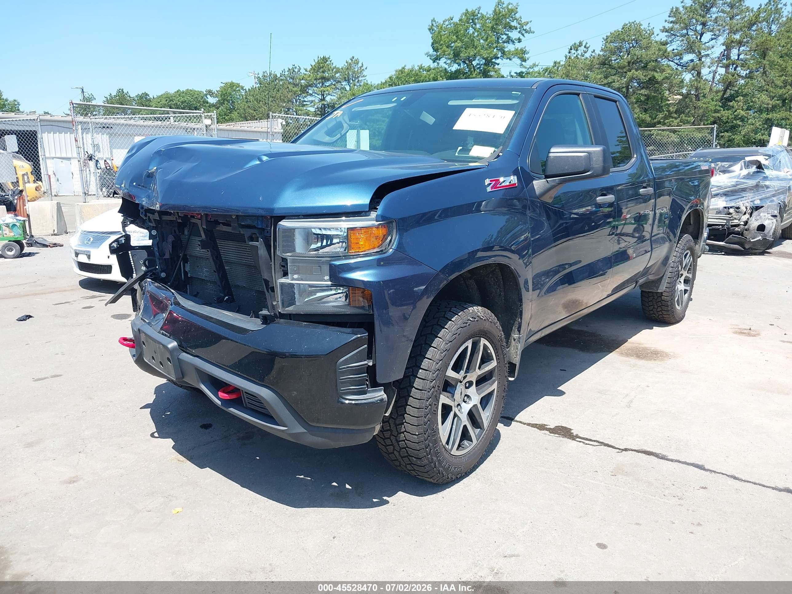 2019 CHEVROLET SILVERADO 1500 CUSTOM TRAIL BOSS — I2