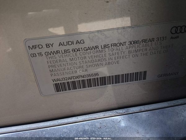 2015 AUDI A8 L 4.0T