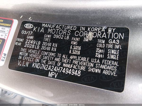 2017 KIA SOUL Base