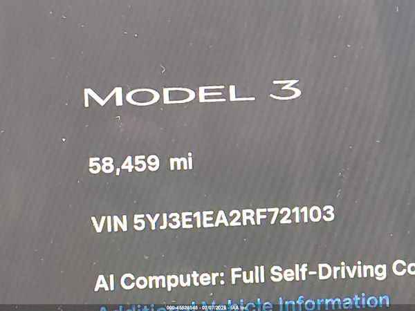 2024 TESLA MODEL 3