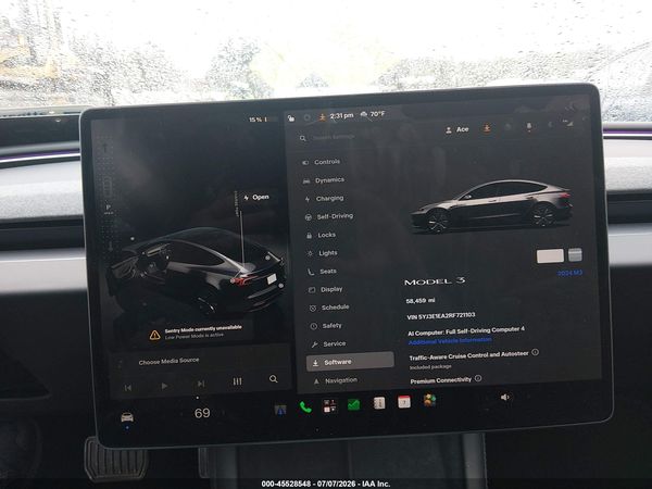 2024 TESLA MODEL 3
