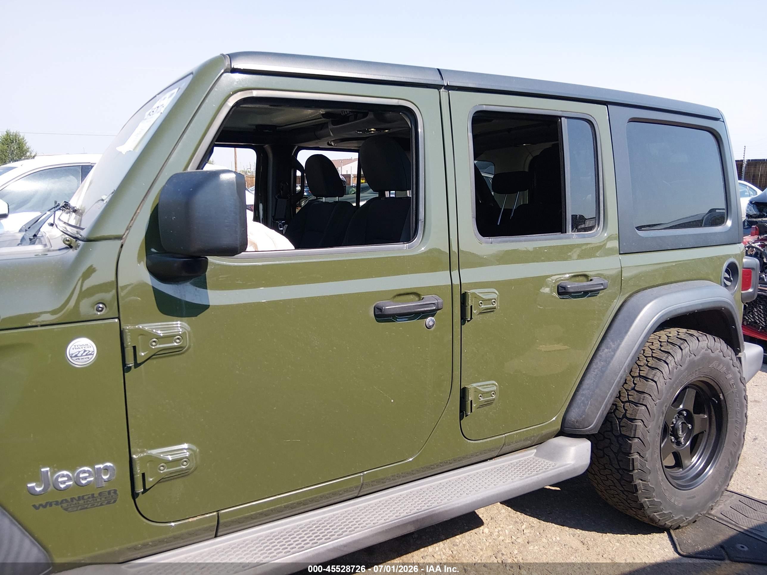 2020 JEEP WRANGLER UNLIMITED SPORT S 4X4