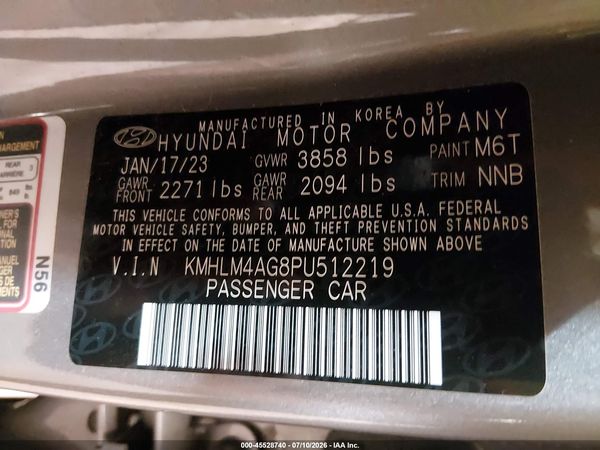 2023 HYUNDAI ELANTRA SEL