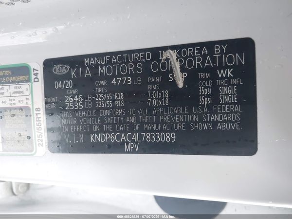 2020 KIA SPORTAGE S