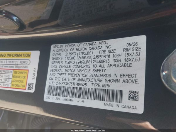 2026 HONDA CR-V EX-L AWD