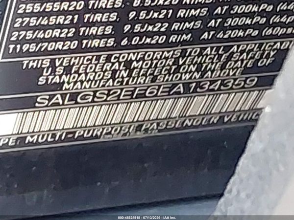 2014 LAND ROVER RANGE ROVER
