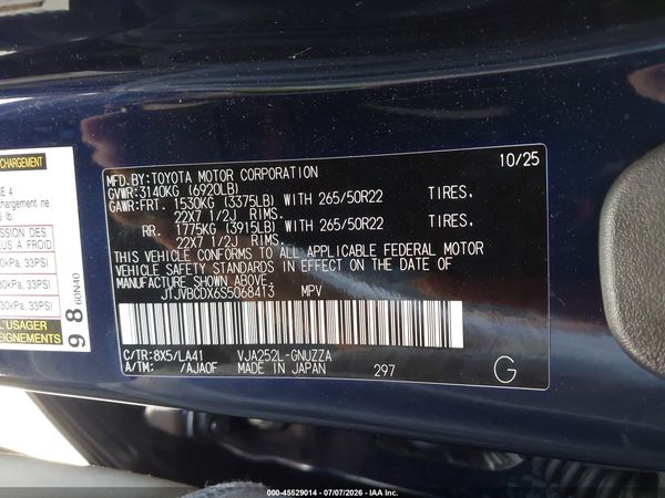 2025 LEXUS GX 550 LUXURY+