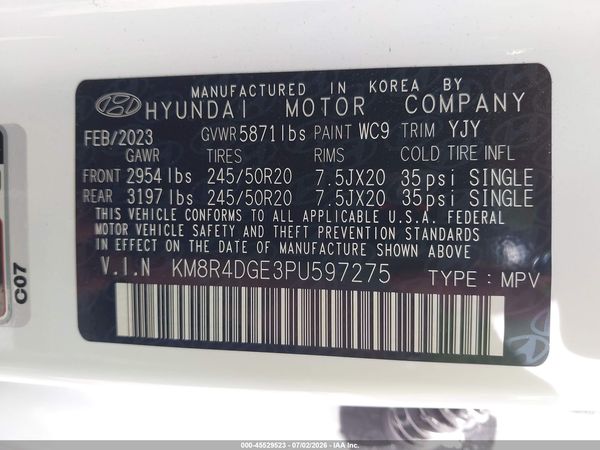 2023 HYUNDAI PALISADE SEL