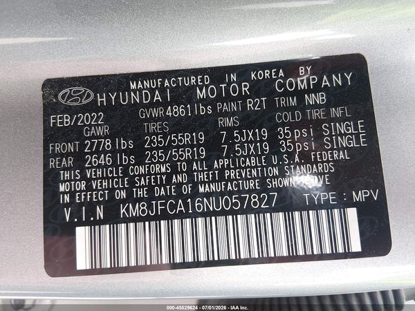2022 HYUNDAI TUCSON HYBRID SEL CONVENIENCE