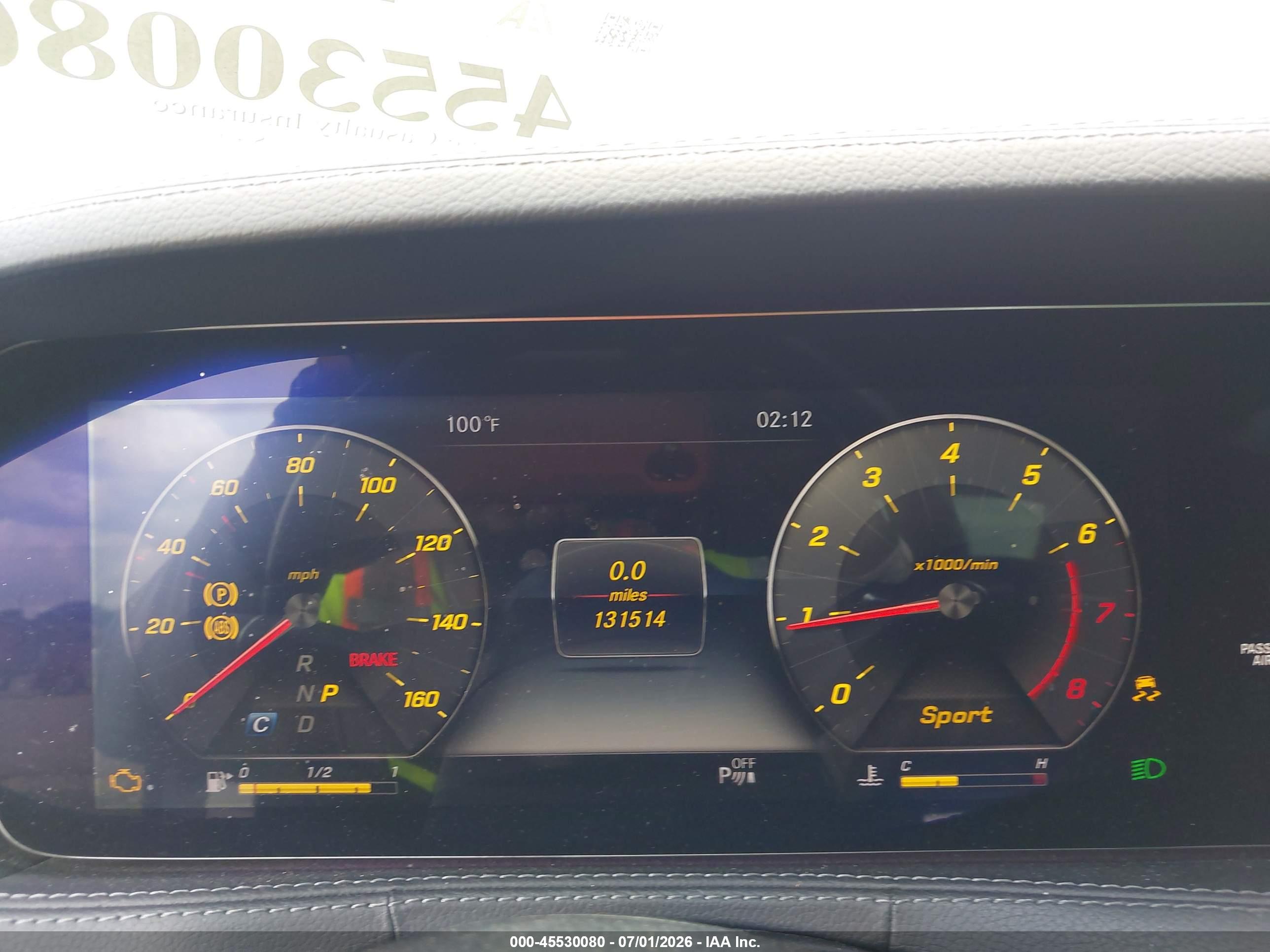 2018 MERCEDES-BENZ S 450 S450