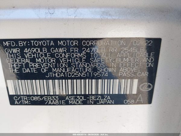 2022 LEXUS IS 300 300 Premium