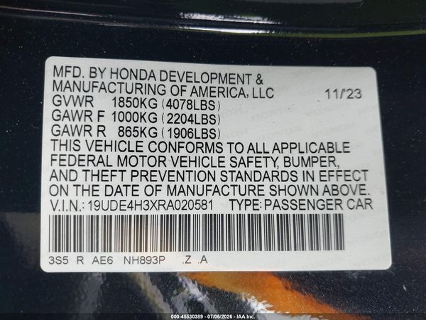 2024 ACURA INTEGRA A-SPEC