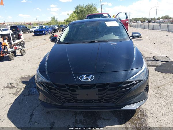 2022 HYUNDAI ELANTRA HYBRID BLUE