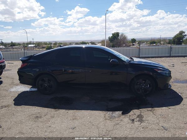 2022 HYUNDAI ELANTRA HYBRID BLUE