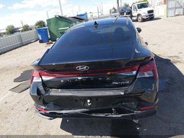 2022 HYUNDAI ELANTRA HYBRID BLUE