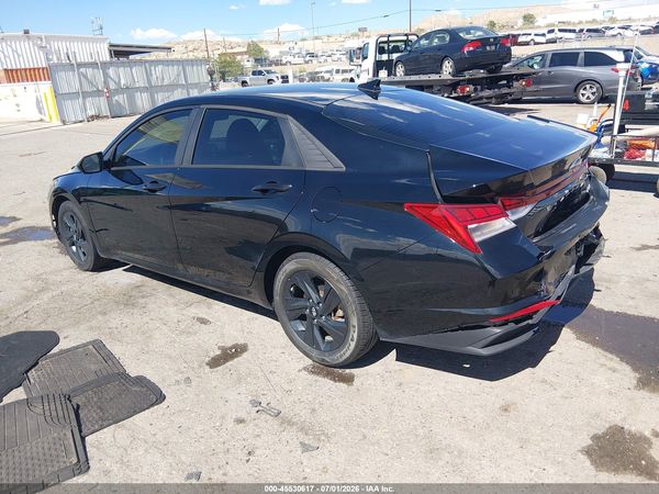 2022 HYUNDAI ELANTRA HYBRID BLUE