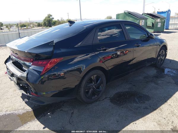 2022 HYUNDAI ELANTRA HYBRID BLUE