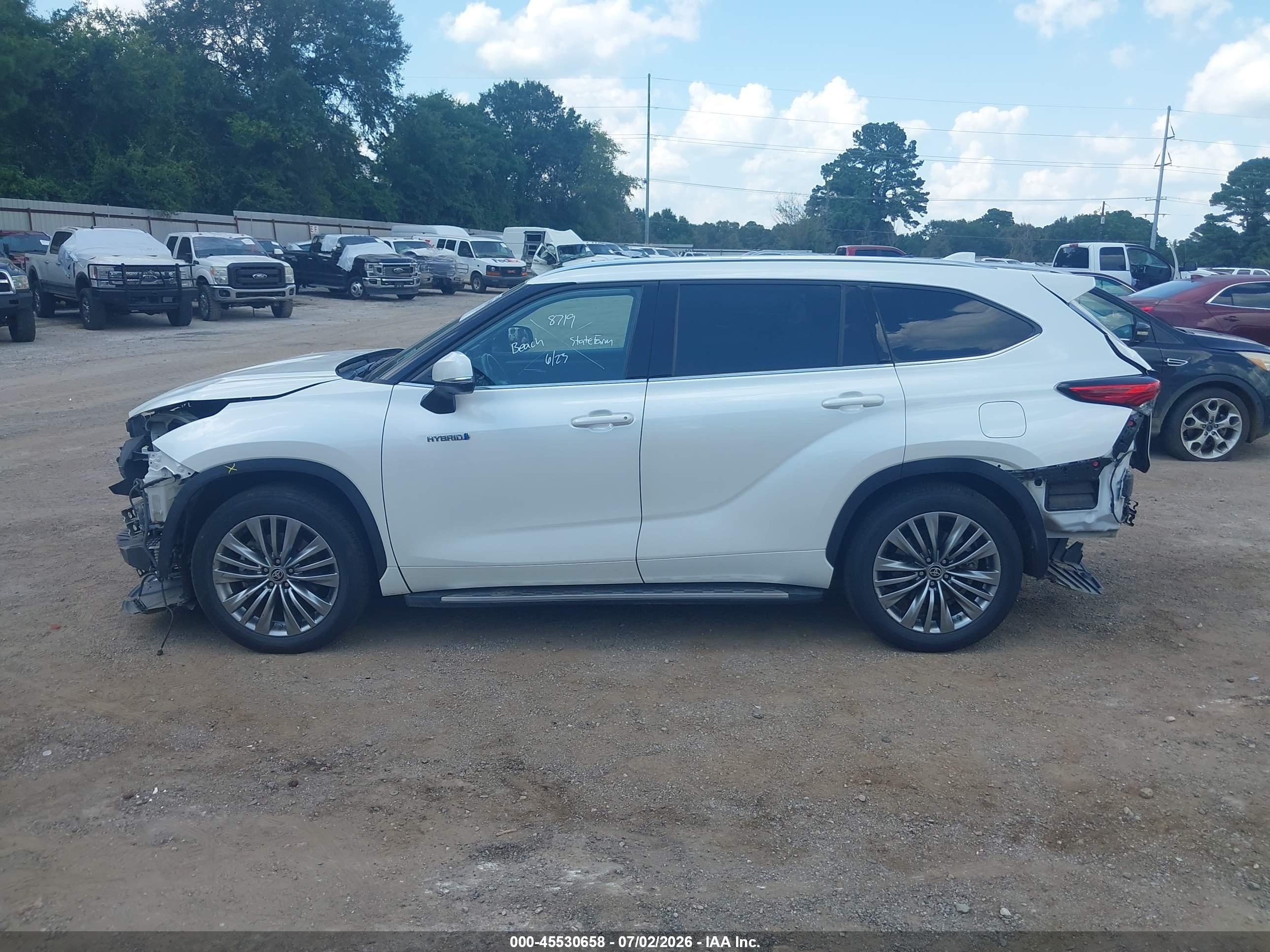 2021 TOYOTA HIGHLANDER HYBRID PLATINUM