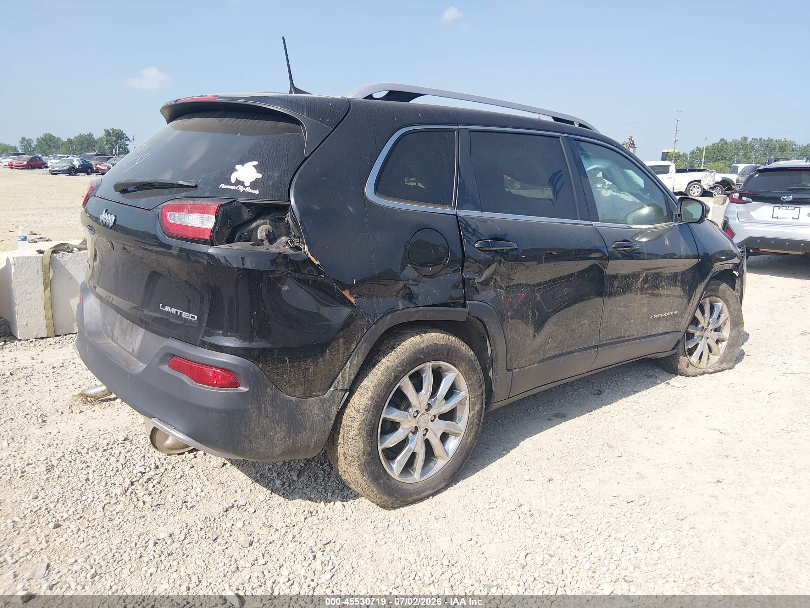 2016 JEEP CHEROKEE LIMITED 4X4