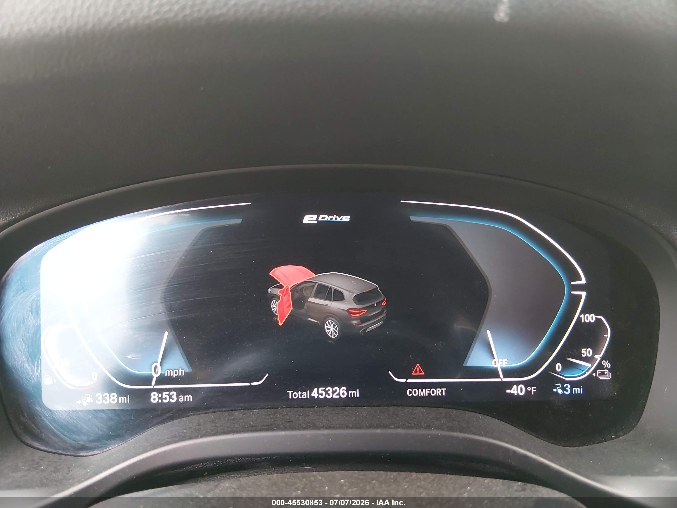 2021 BMW X3 PHEV XDRIVE30E