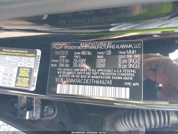 2026 HYUNDAI TUCSON SE