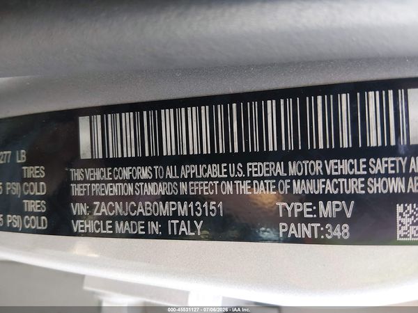 2021 JEEP RENEGADE SPORT FWD