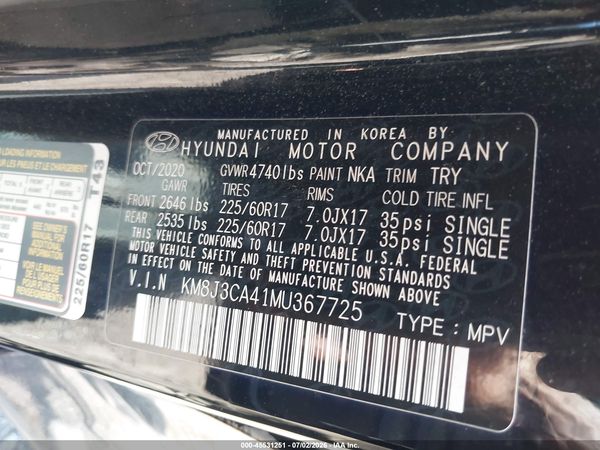 2021 HYUNDAI TUCSON VALUE