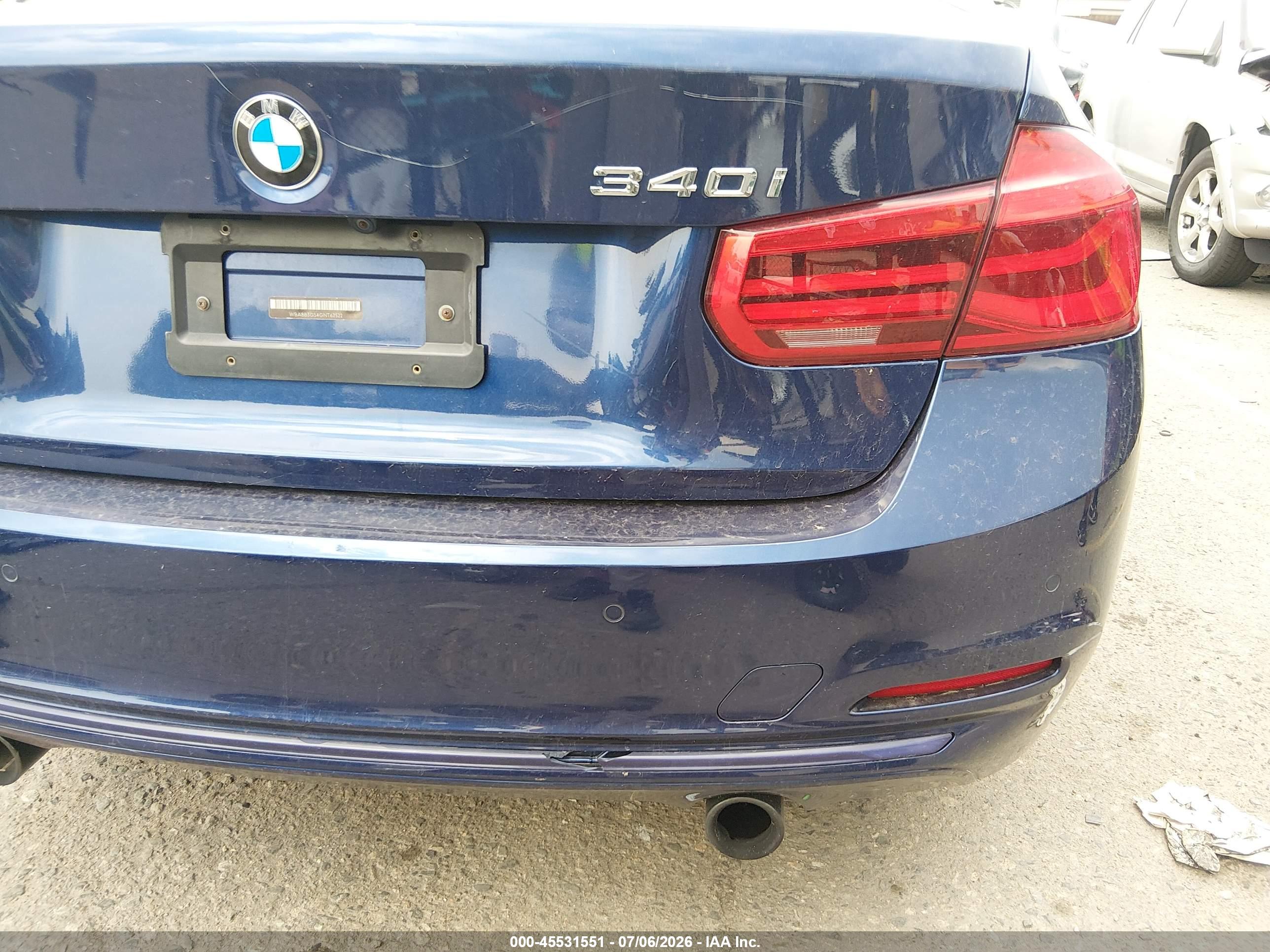 2016 BMW 340I SA