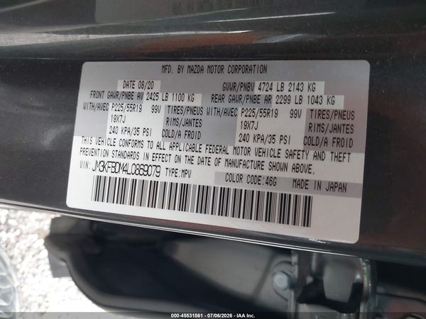 2020 MAZDA CX-5 GRAND TOURING