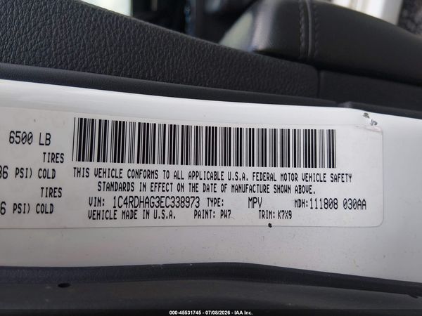 2014 DODGE DURANGO SXT