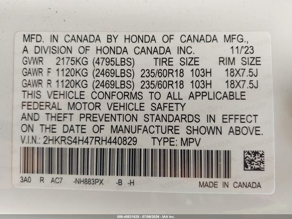 2024 HONDA CR-V EX AWD