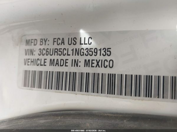 2022 RAM 2500 TRADESMAN  4X4 6'4 BOX