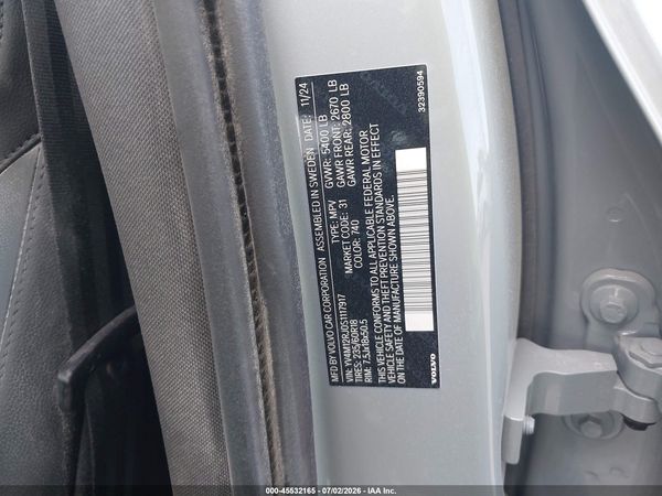 2025 VOLVO XC60 B5 CORE