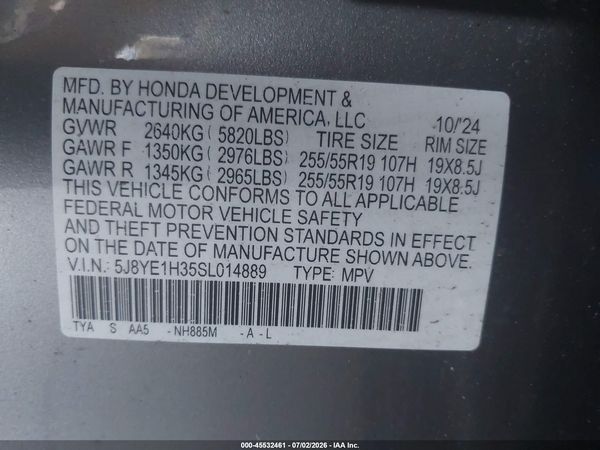 2025 ACURA MDX STANDARD