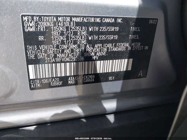 2022 TOYOTA RAV4 XLE PREMIUM