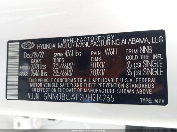 2023 HYUNDAI TUCSON SEL