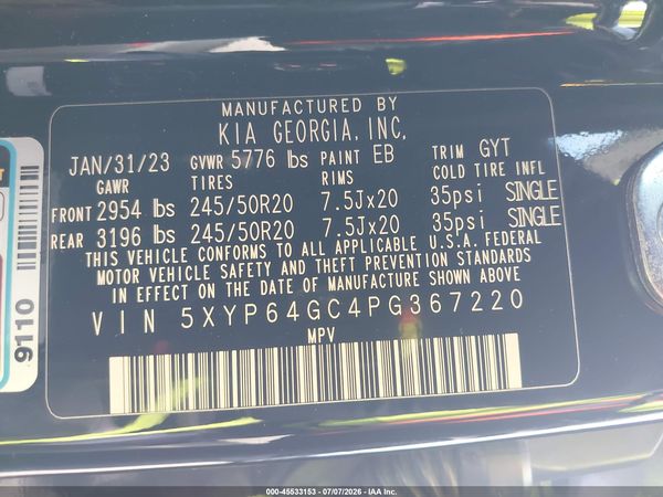2023 KIA TELLURIDE S
