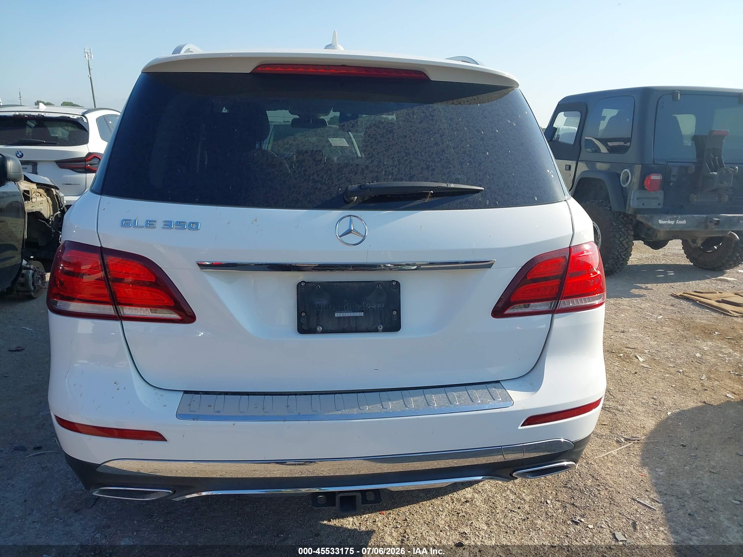 2018 MERCEDES-BENZ GLE 350 GLE350