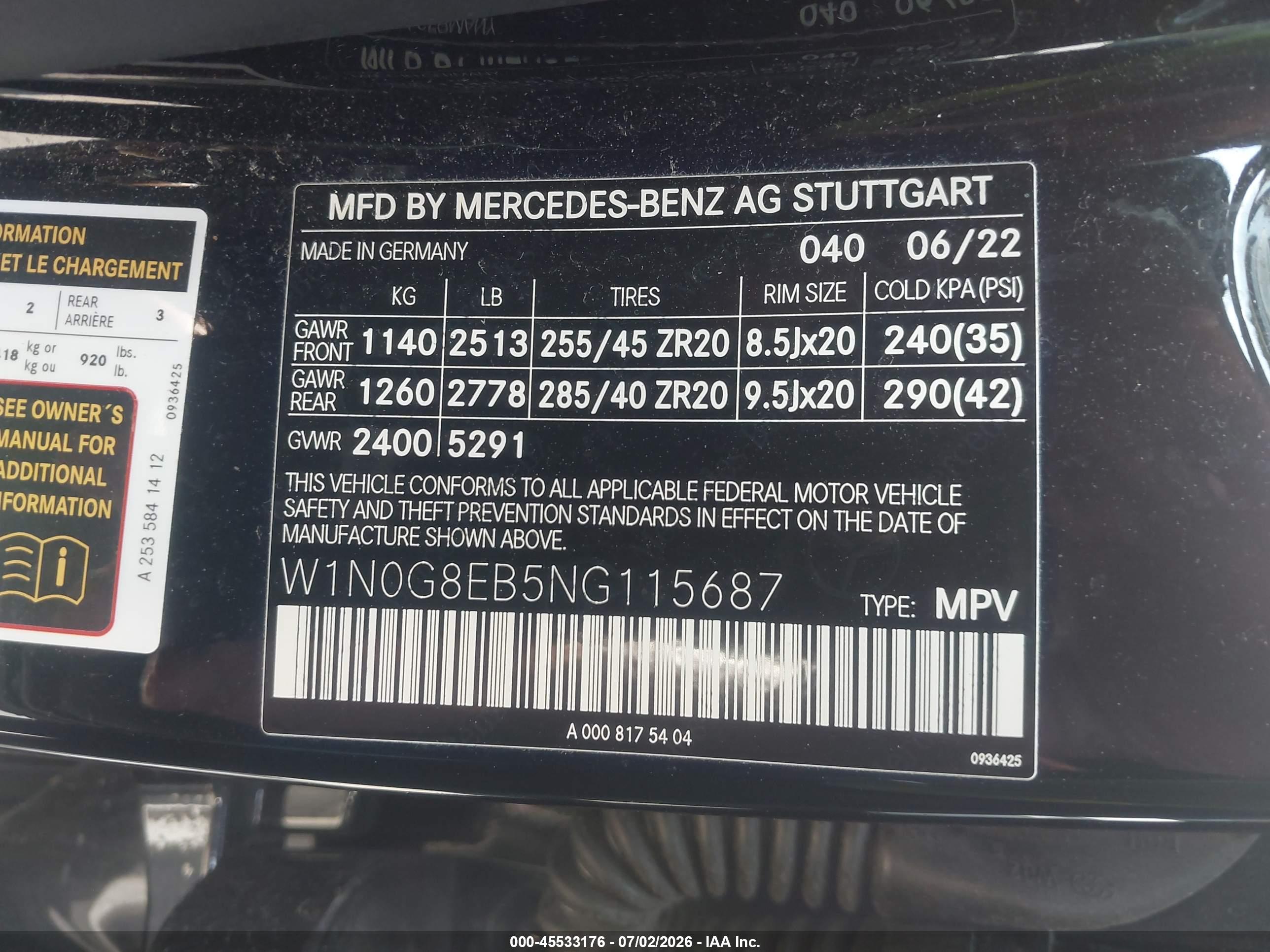 2022 MERCEDES-BENZ GLC 300 4MATIC SUV