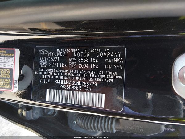 2022 HYUNDAI ELANTRA SEL