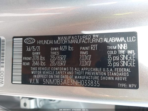 2022 HYUNDAI TUCSON SEL