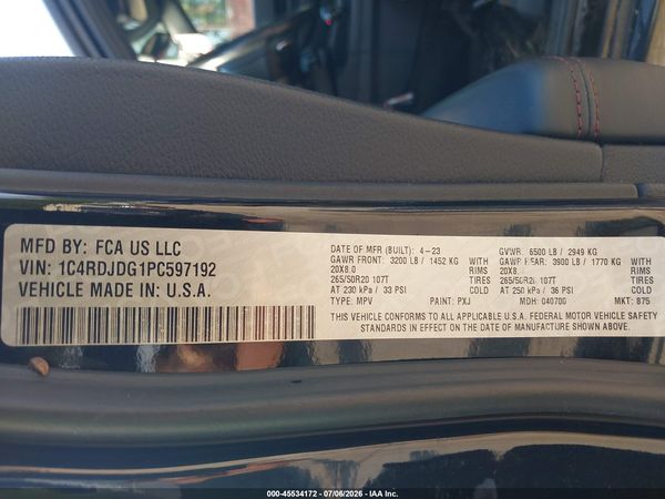 2023 DODGE DURANGO GT PLUS AWD