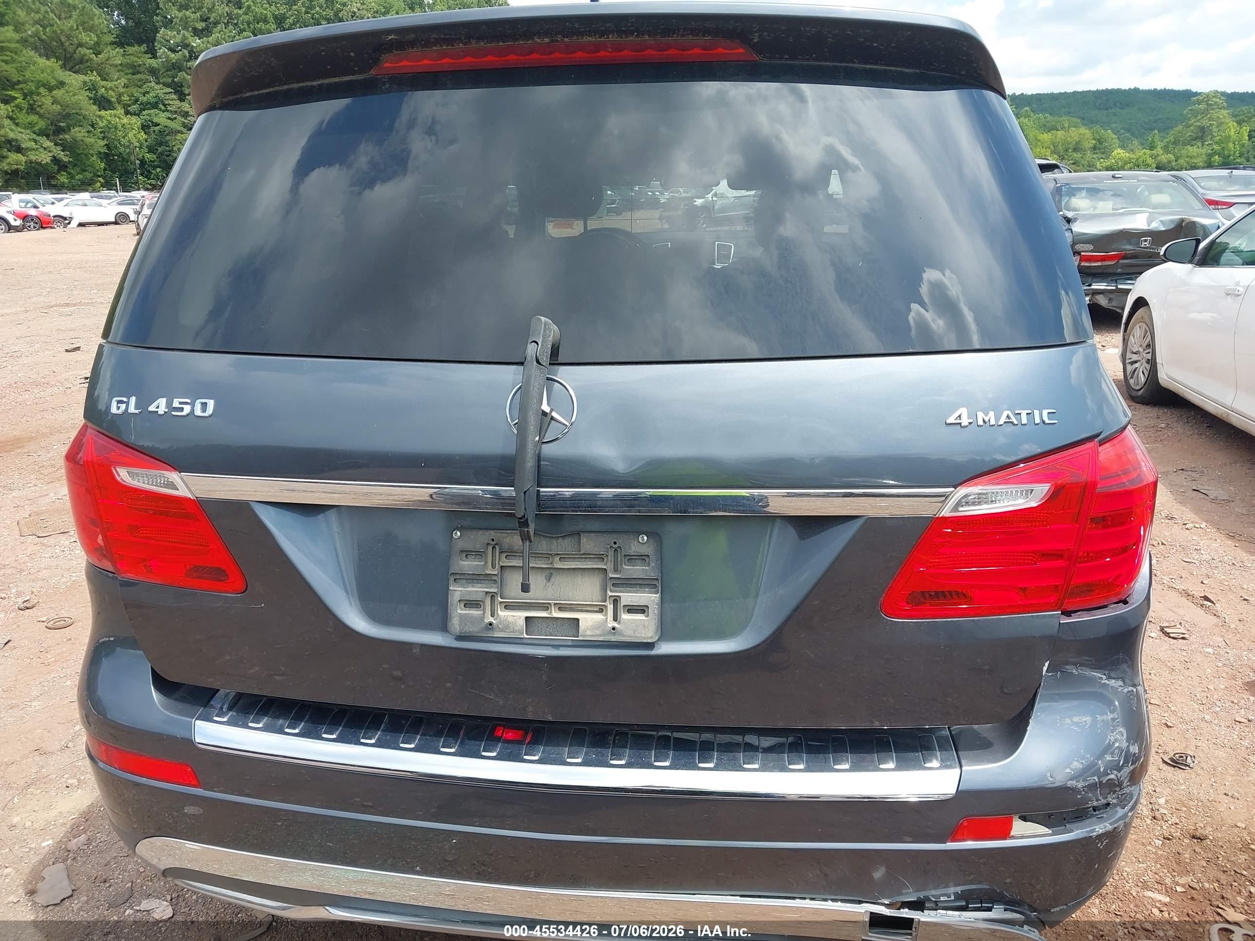 2016 MERCEDES-BENZ GL 450 4MATIC